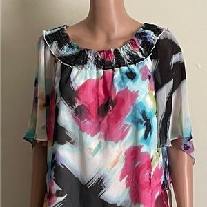 Sioni Womens Floral Large  Blouse